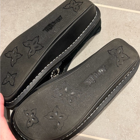 Alegria Paloma Black Shimmer Mary Jane Comfort Shoes PAL 211. Size 39 (US 8–8.5) - Picture 7 of 7